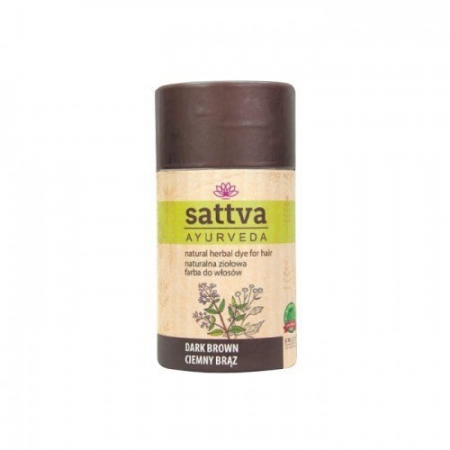 SATTVA AYURVEDA HENNA CIEMNY BRĄZ 150G